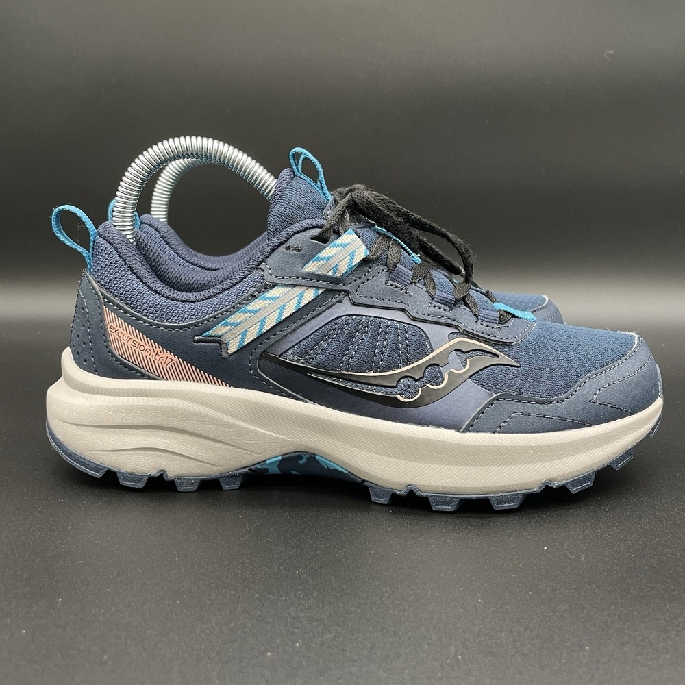 Saucony Excursion TR17 Women's Trail Running Shoes Size 7.5 Navy Blue